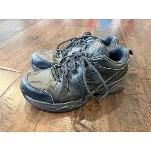 New Balance Mens 608‎ V4 Running Shoes Black MX608V4B Low Top Lace Up size 9.5D